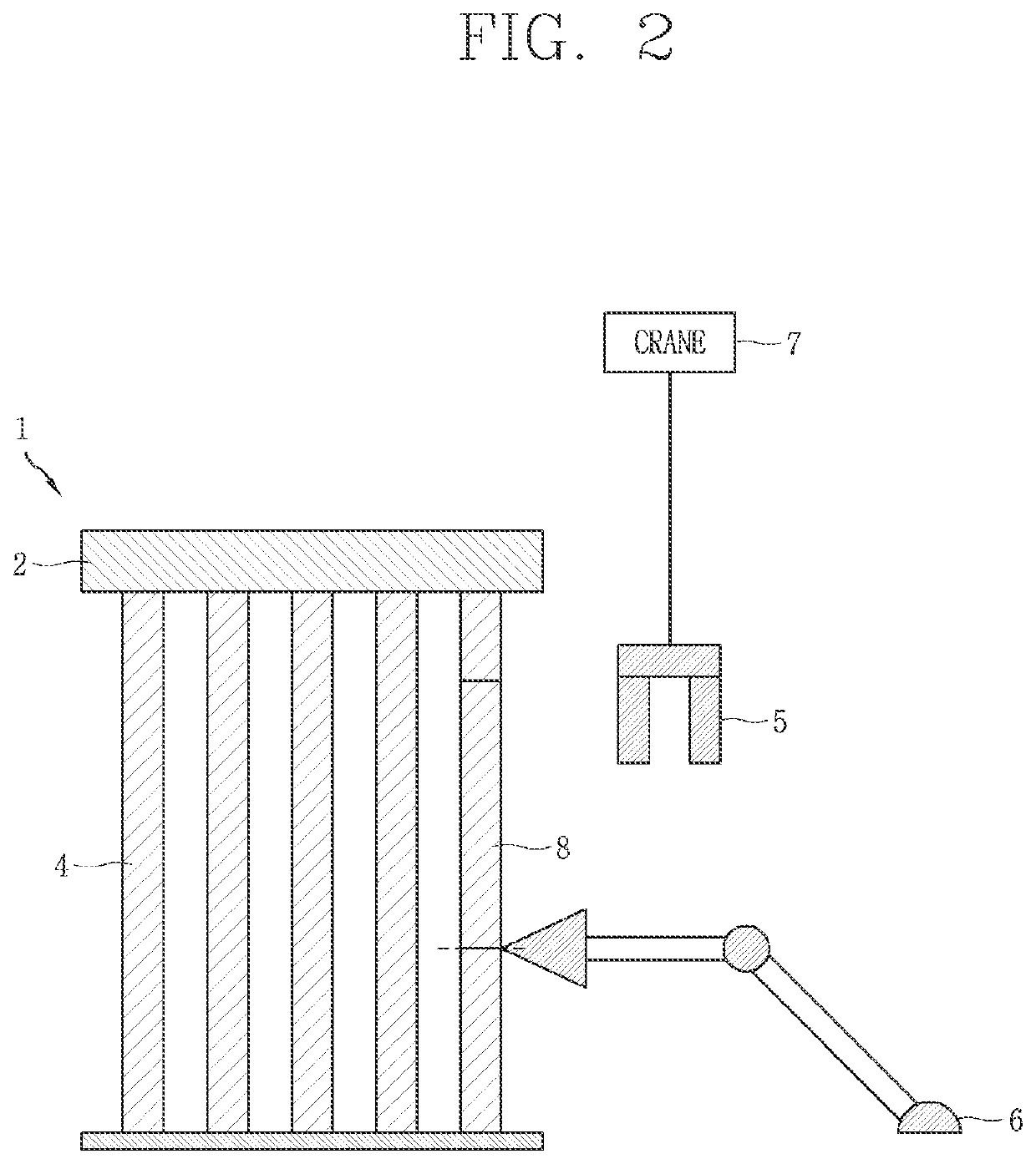 Remote dismantling system for nuclear power plant and nuclear power plant having same