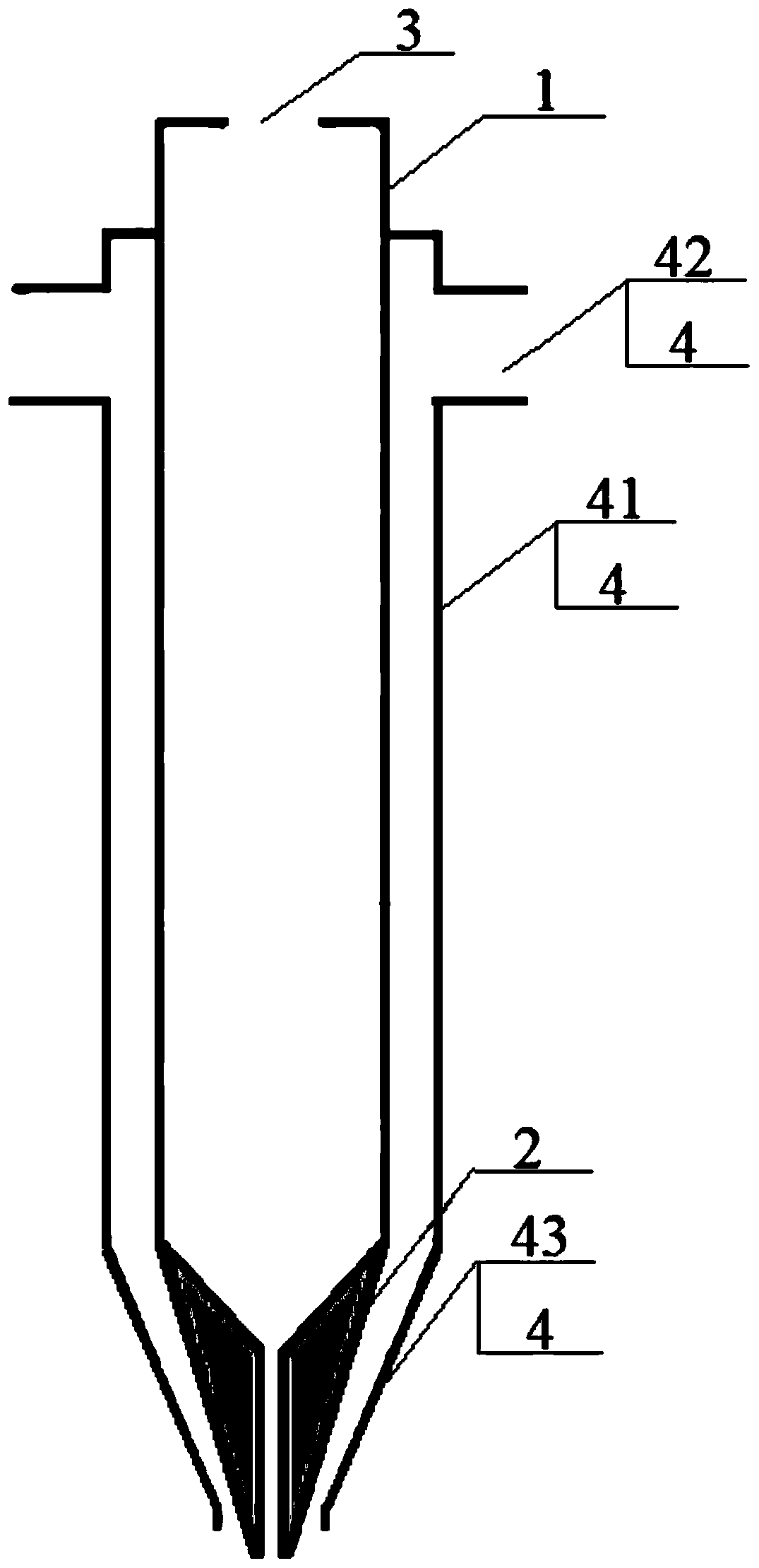 An electrospinning nozzle and an electrospinning device