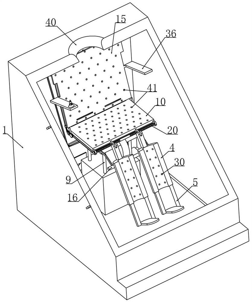 Multifunctional rheumatism massage fumigation device