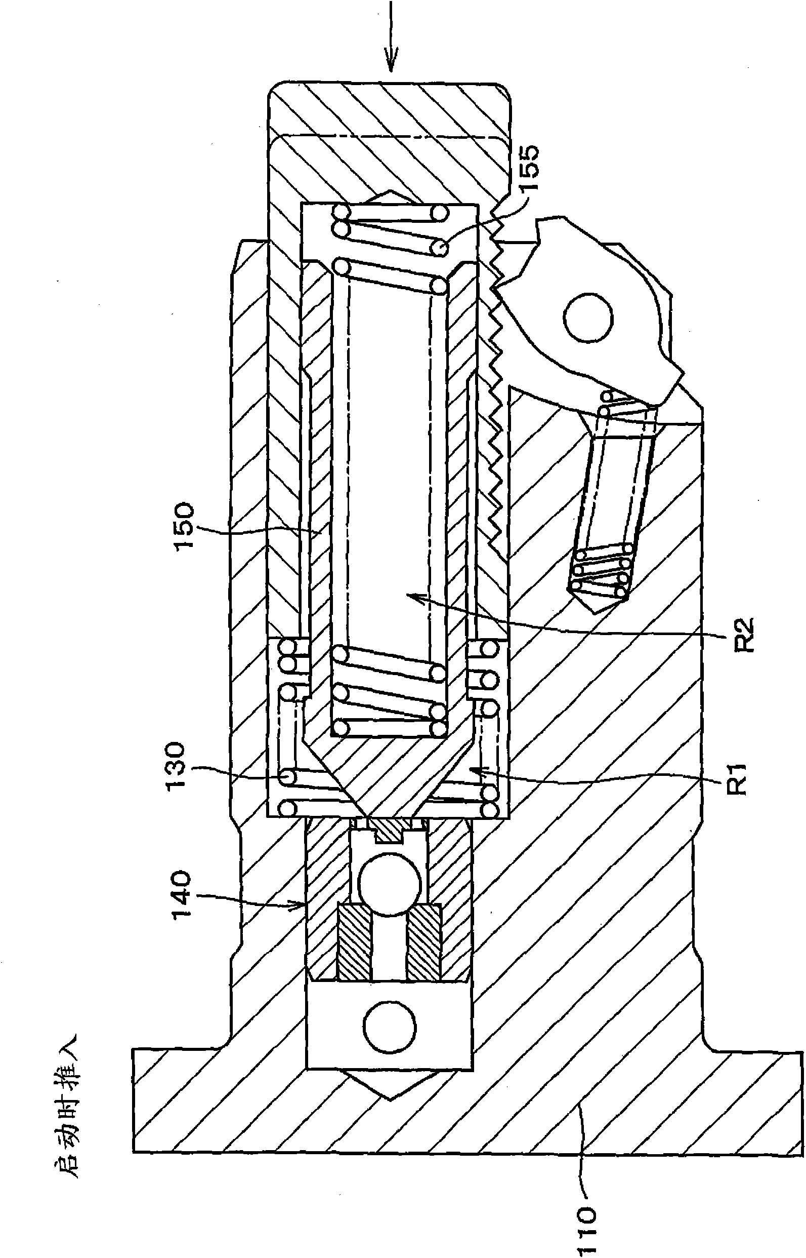 Hydraulic tension device