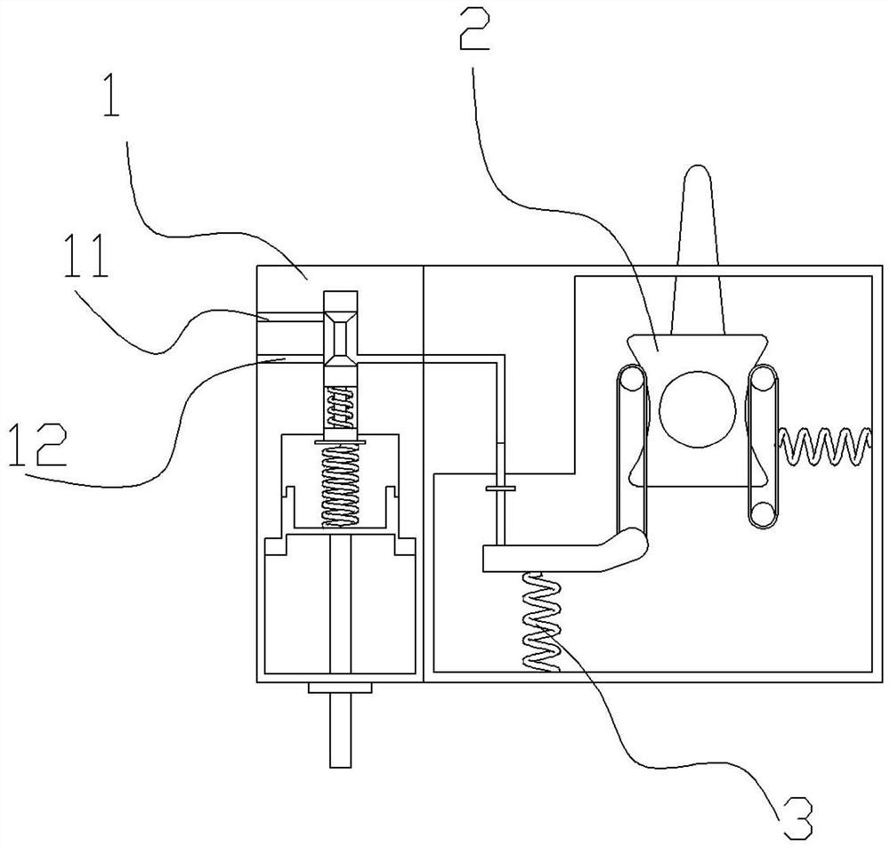 An aircraft hydraulic mechanical load mechanism