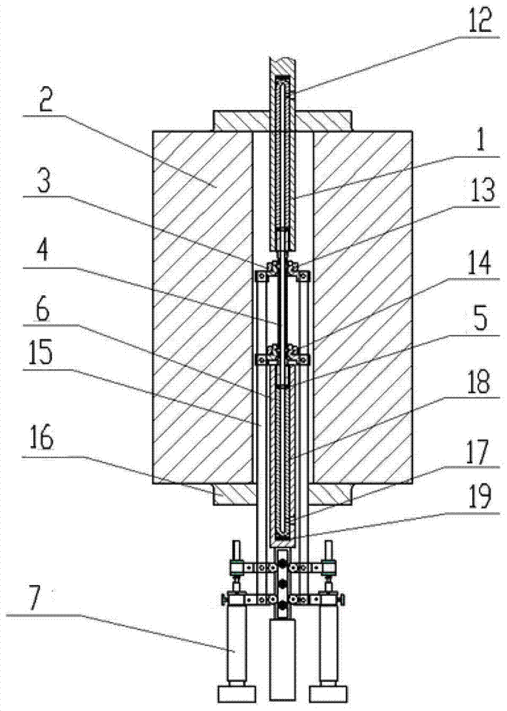 Material test method and system for high-temperature gas corrosion and creep