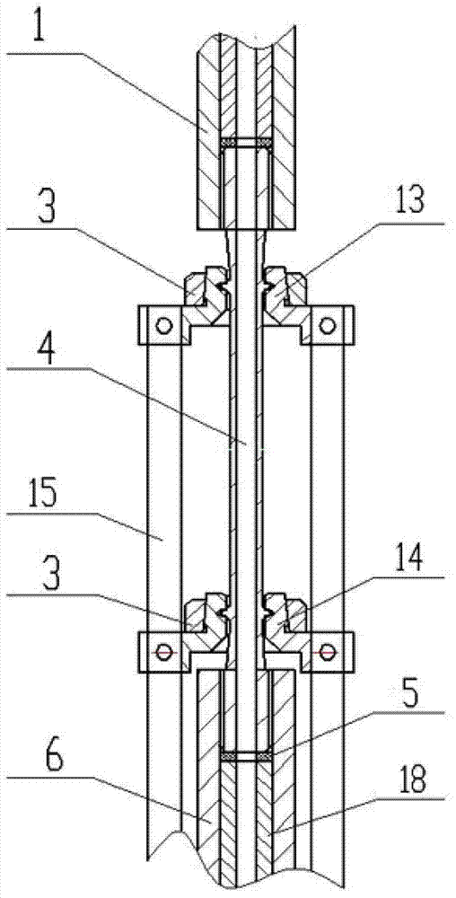 Material test method and system for high-temperature gas corrosion and creep