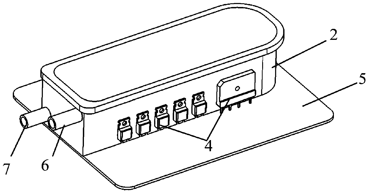 Liquid-cooling concentrated cooling module