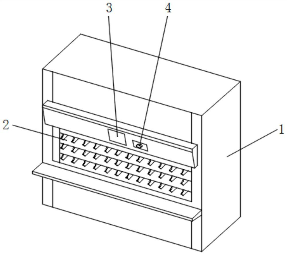 Injection cabinet intelligent storing and taking system