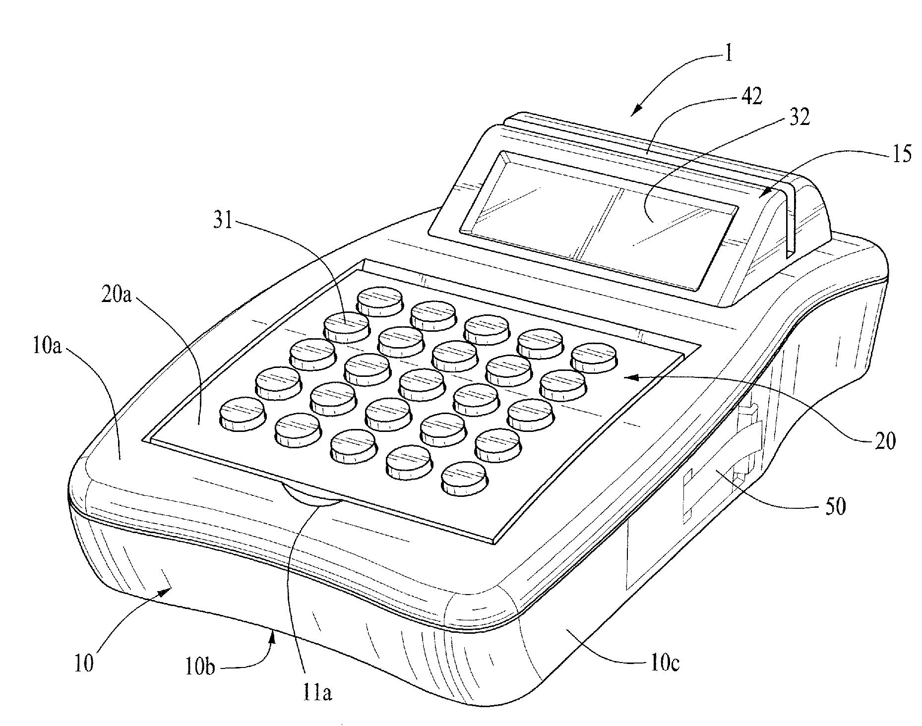 Calculator letter opener