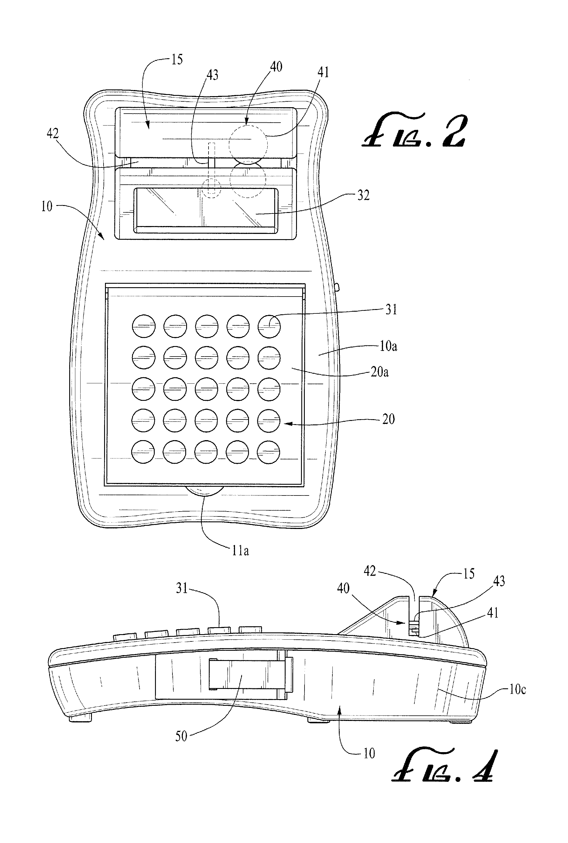 Calculator letter opener