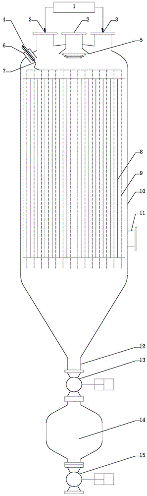 A pyrolysis gas high temperature electric dust collector with shock wave