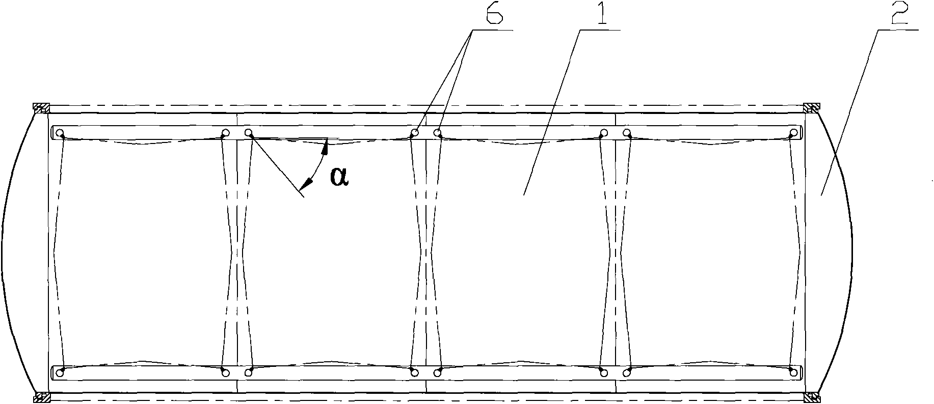 Side-spraying cooling tank