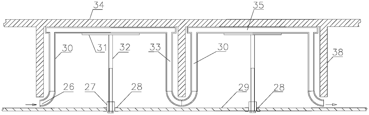 A controllable electrolytic aluminum tank heat dissipation window waste heat recovery device