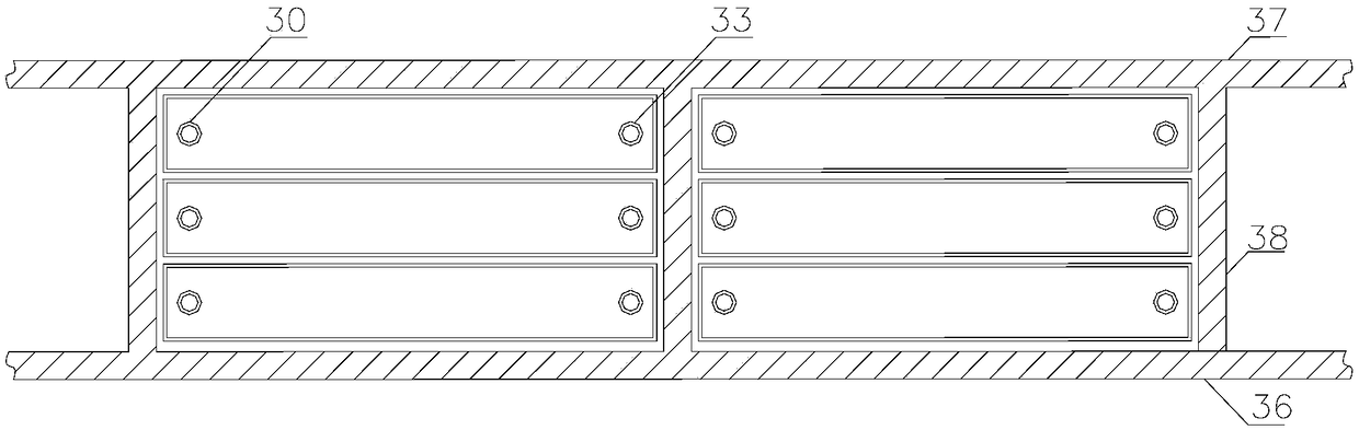 A controllable electrolytic aluminum tank heat dissipation window waste heat recovery device