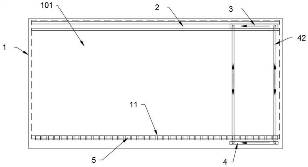 Container structure easy to lift and locate heavy goods