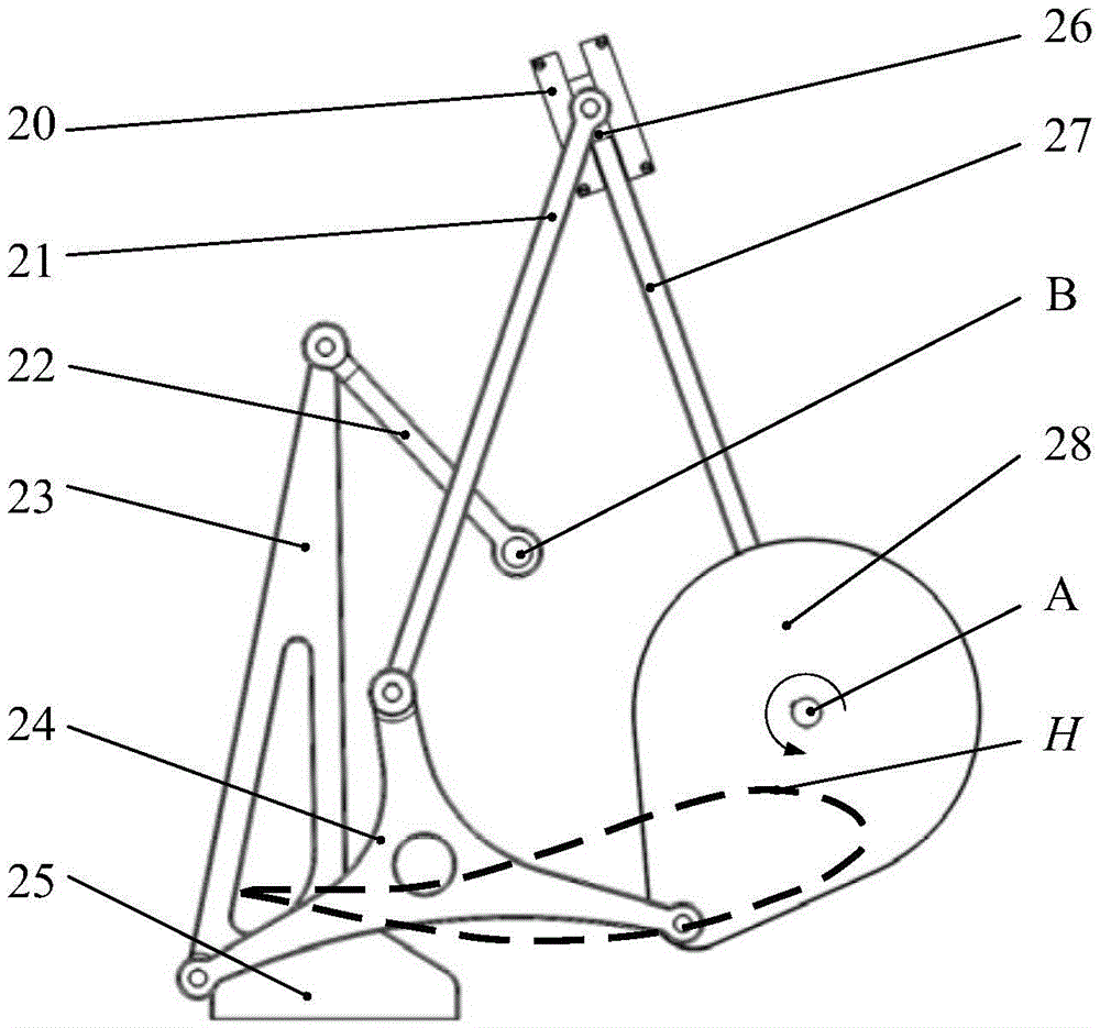 Rehabilitation training robot capable of achieving normal gait pattern