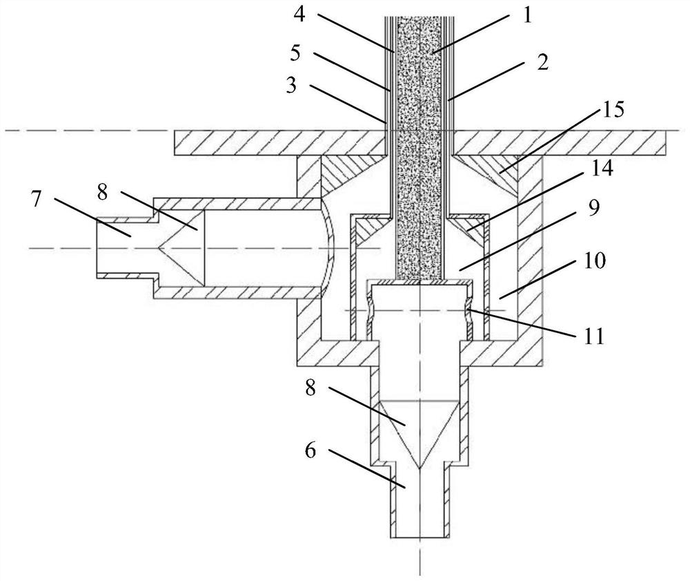 A circular seam type gas supply element and gas supply method