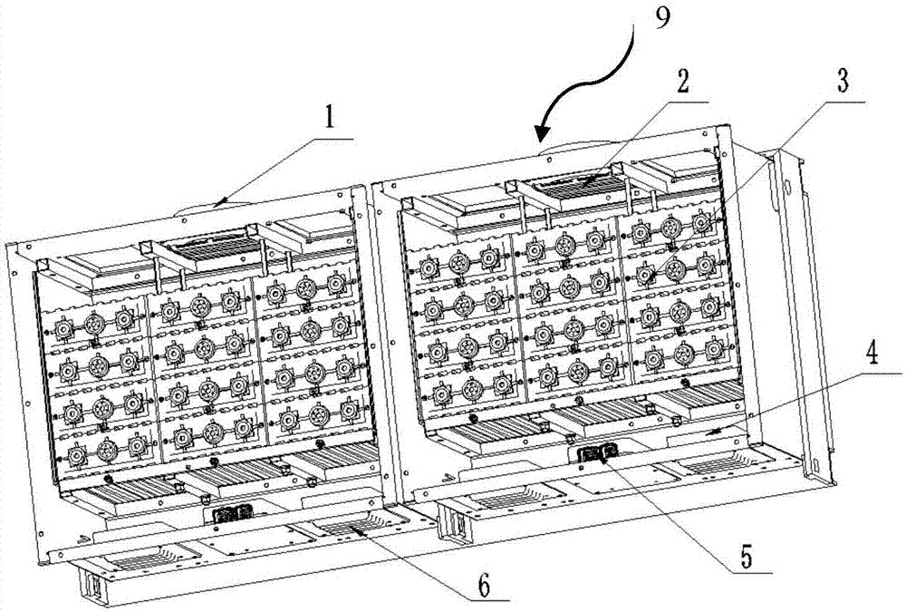 Heat radiating method and mechanism of electric automobile battery box