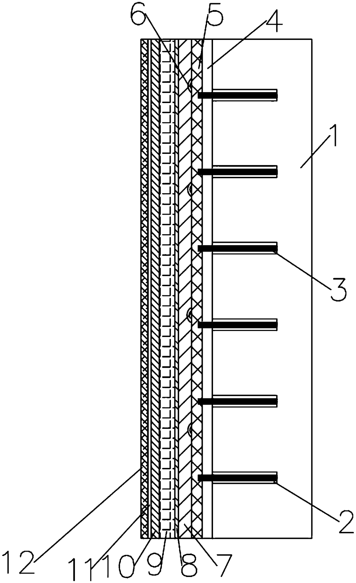 Wall anti-seismic mortar