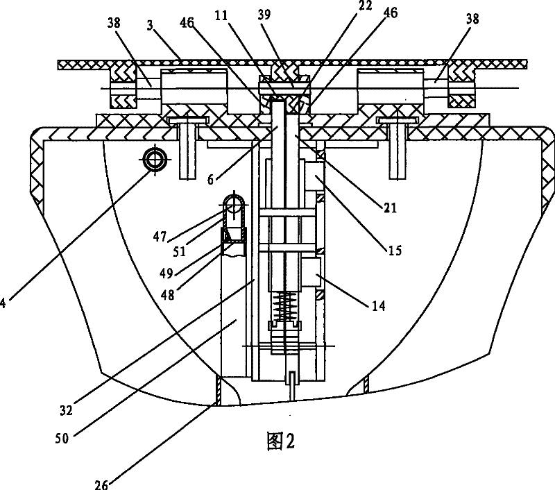 Automatic flushing water-saving closet