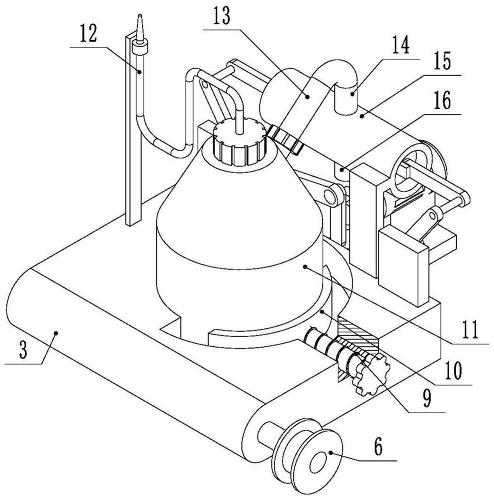 Lung clearing and sputum excretion device for respiratory medicine department