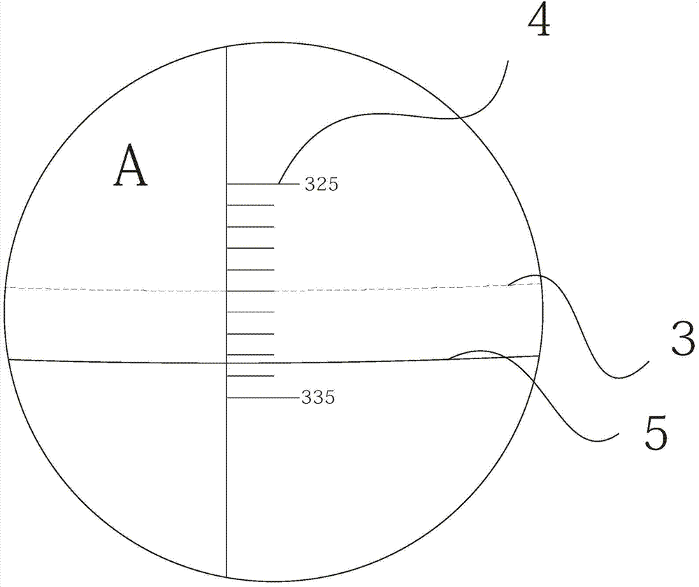 Measuring tool for roundness of glass circular disk and measuring method thereof