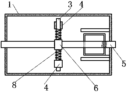 High-speed rotating shaft automatic brake