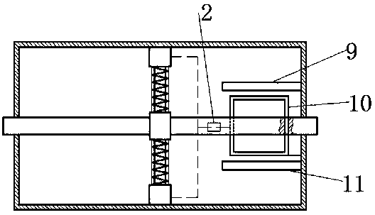 High-speed rotating shaft automatic brake