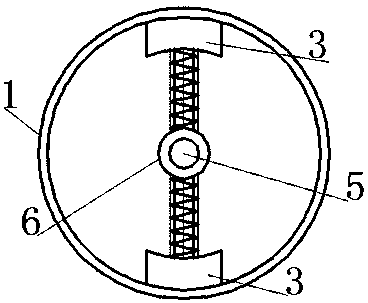 High-speed rotating shaft automatic brake