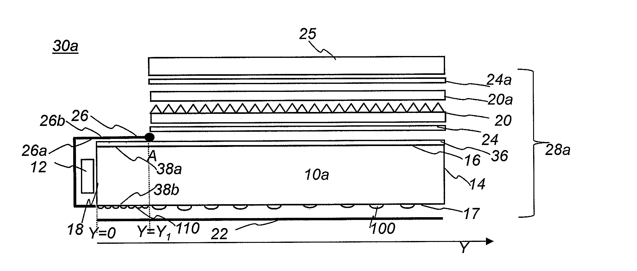 Method for reducing hot spots in light guide plates