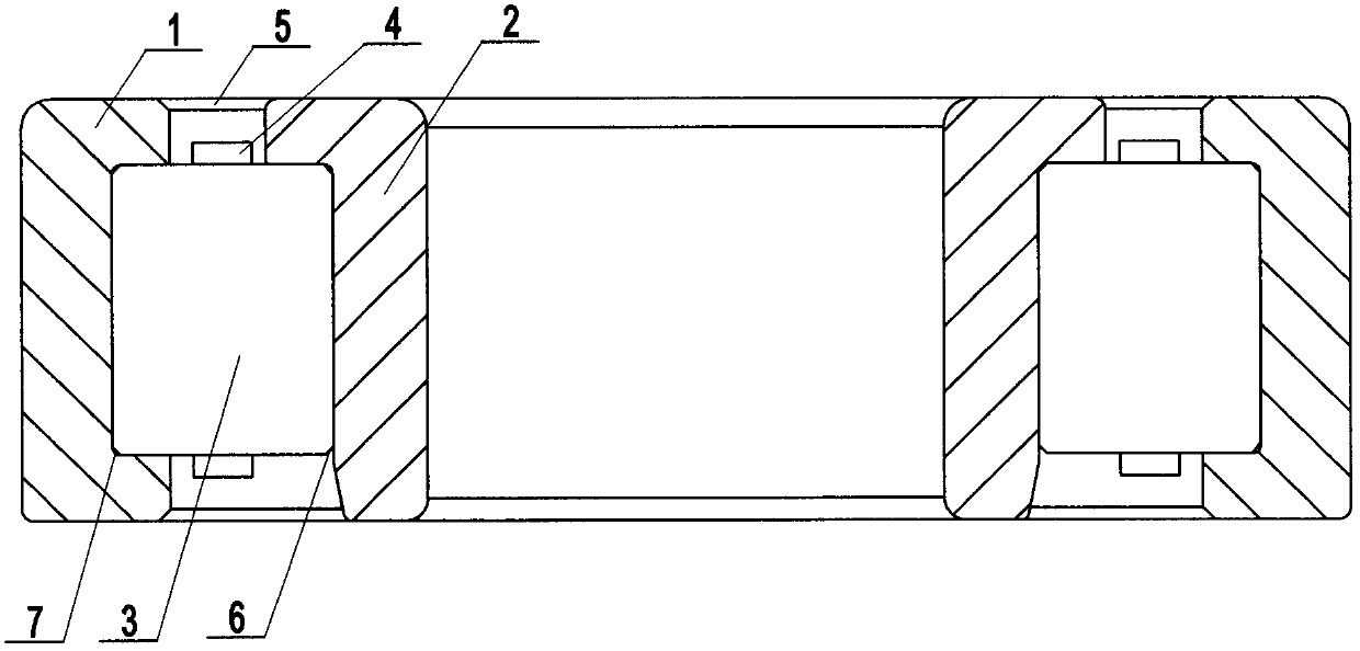 Special roller bearing for single cylinder diesel