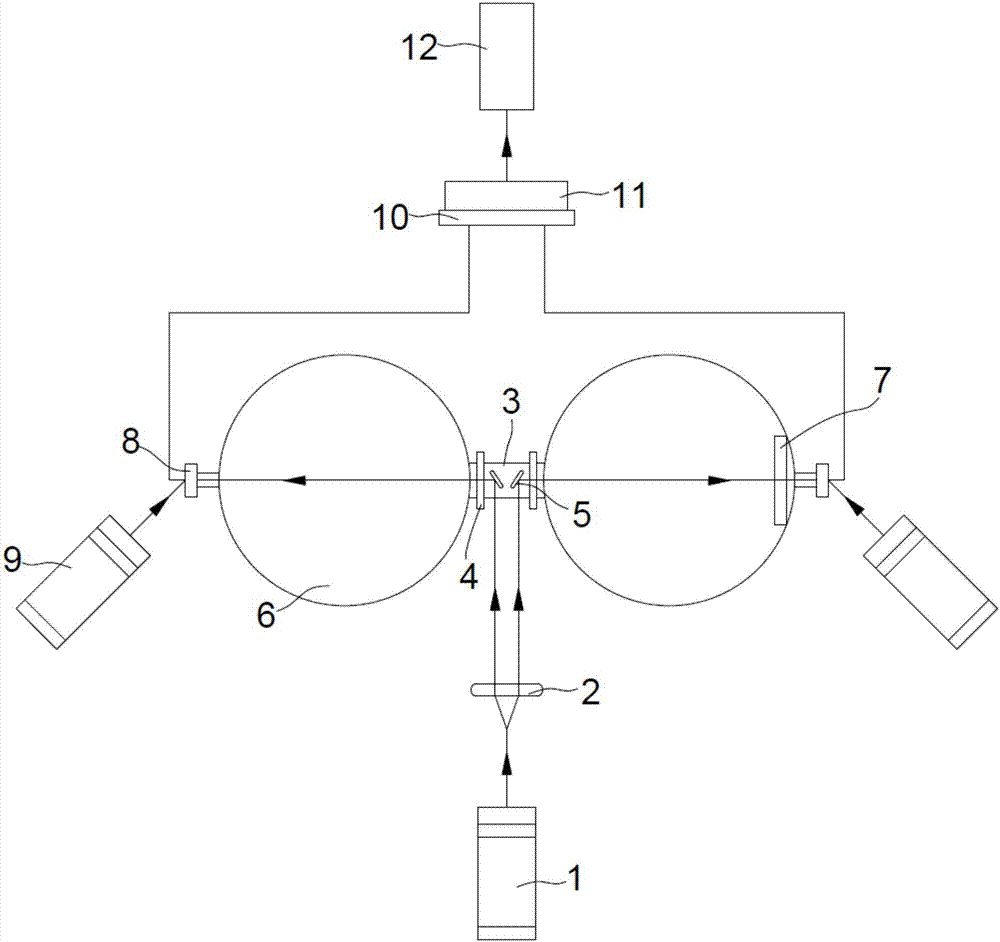 Coated glass film heat reflectivity detection device