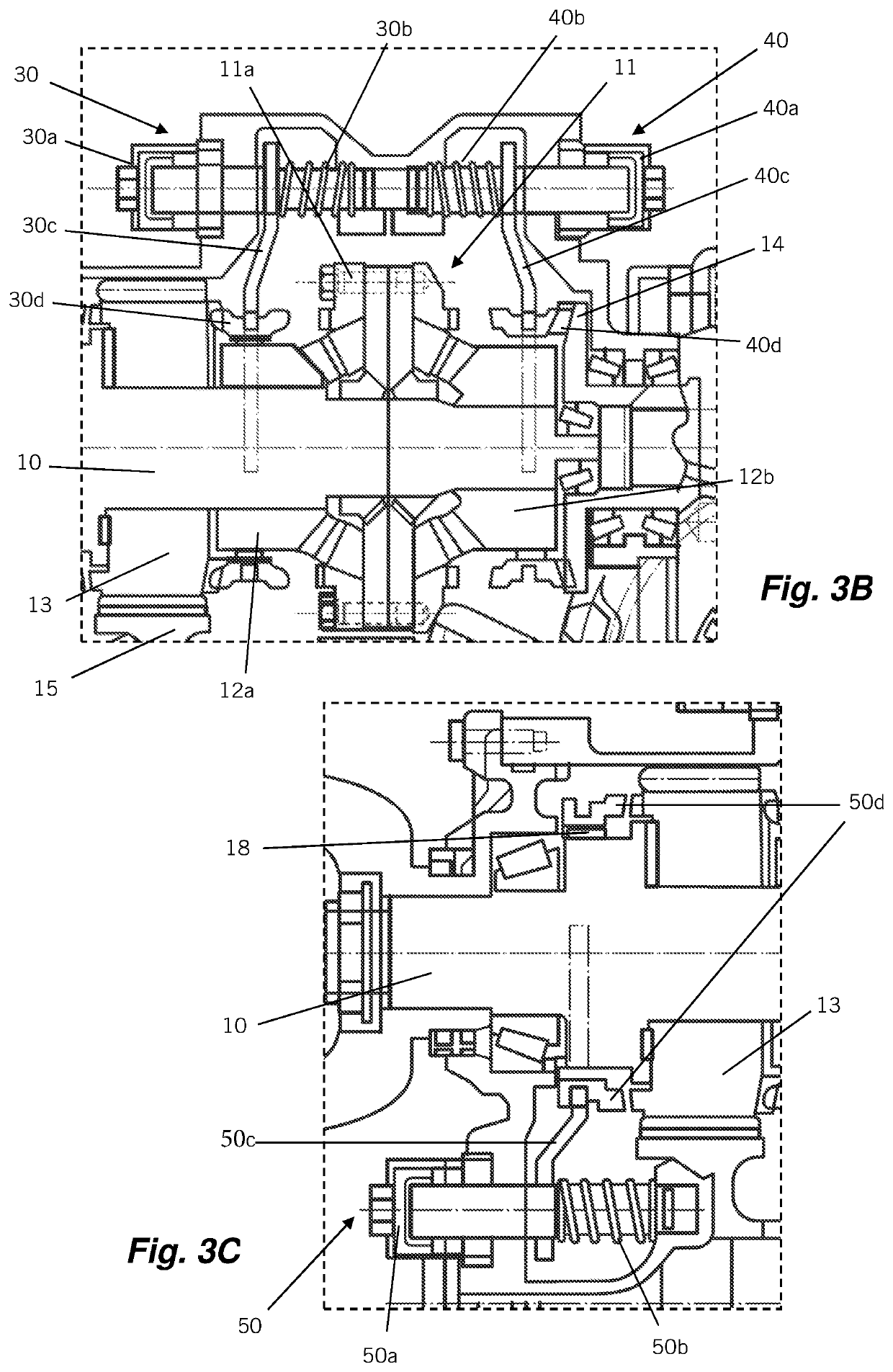 Power transmission assembly for tandem axles