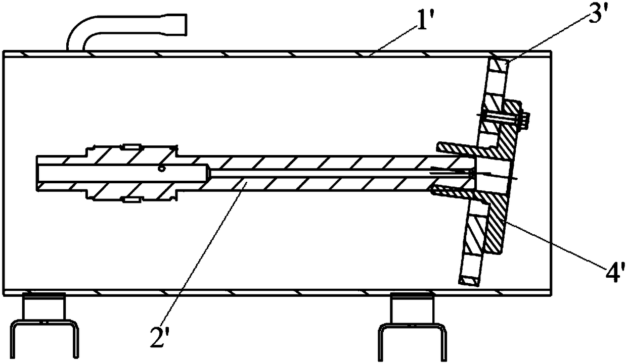 Shaft support structure and compressor