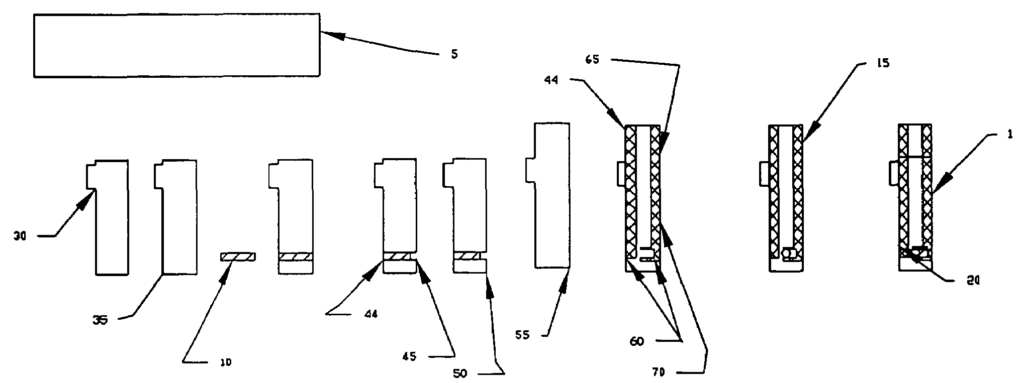 Strip electrode with conductive nano tube printing