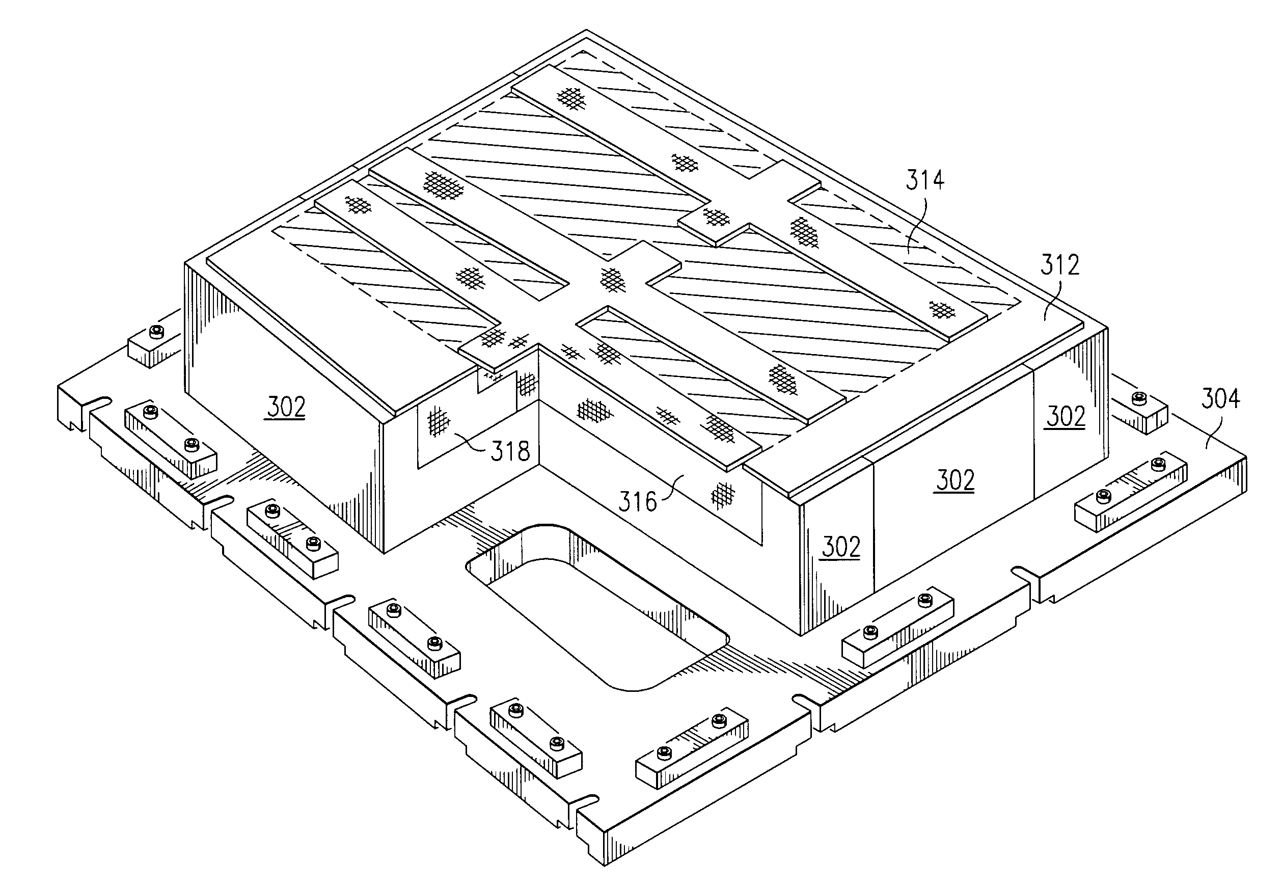 Co-cured resin transfer molding manufacturing method