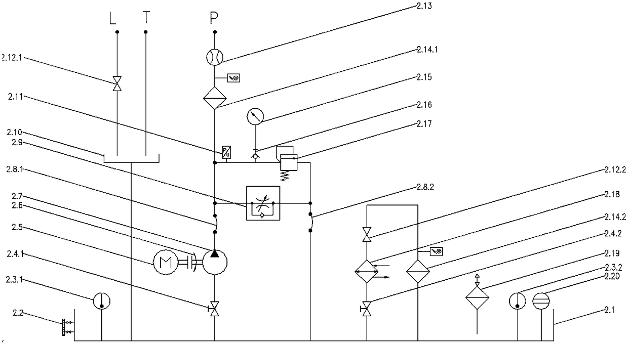 A hydraulic clutch cooling device