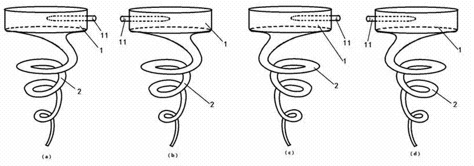 Emulsifying method and device by double-vortex-body vortex