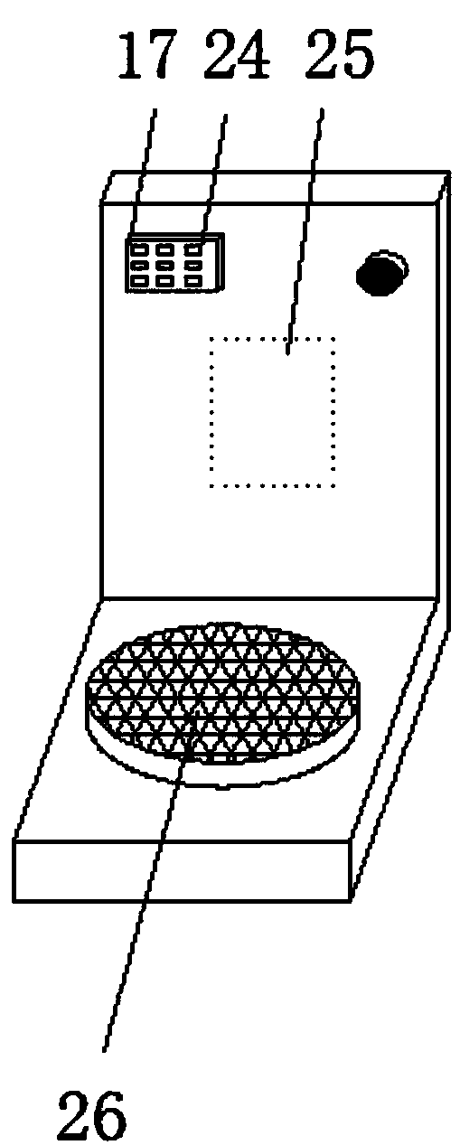 Cleaning device for new energy vehicle