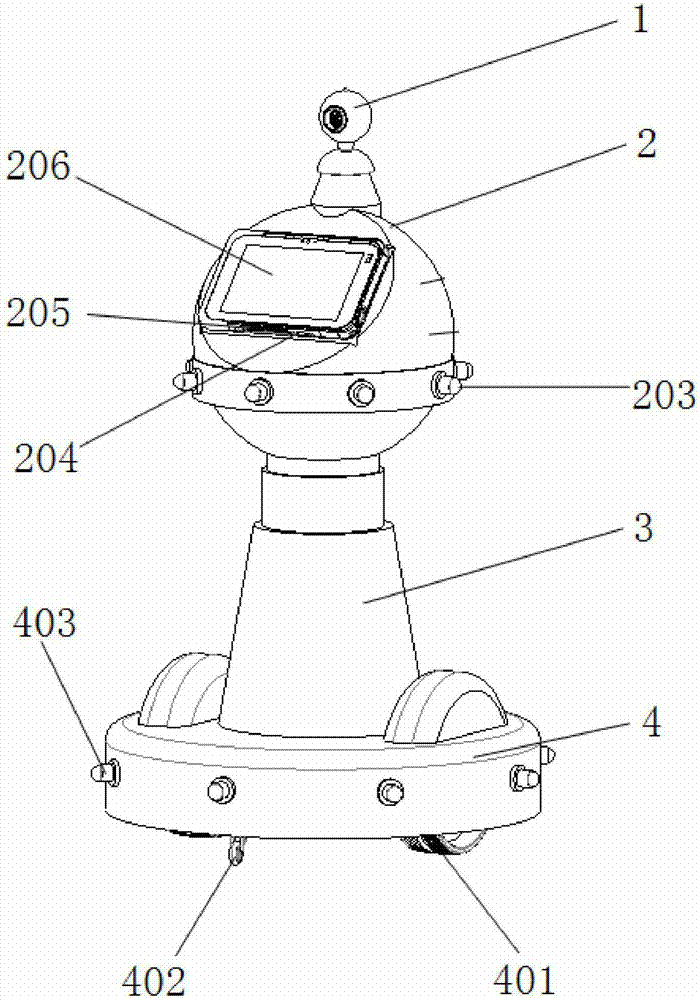 Intelligent multi-function guiding robot and control method thereof