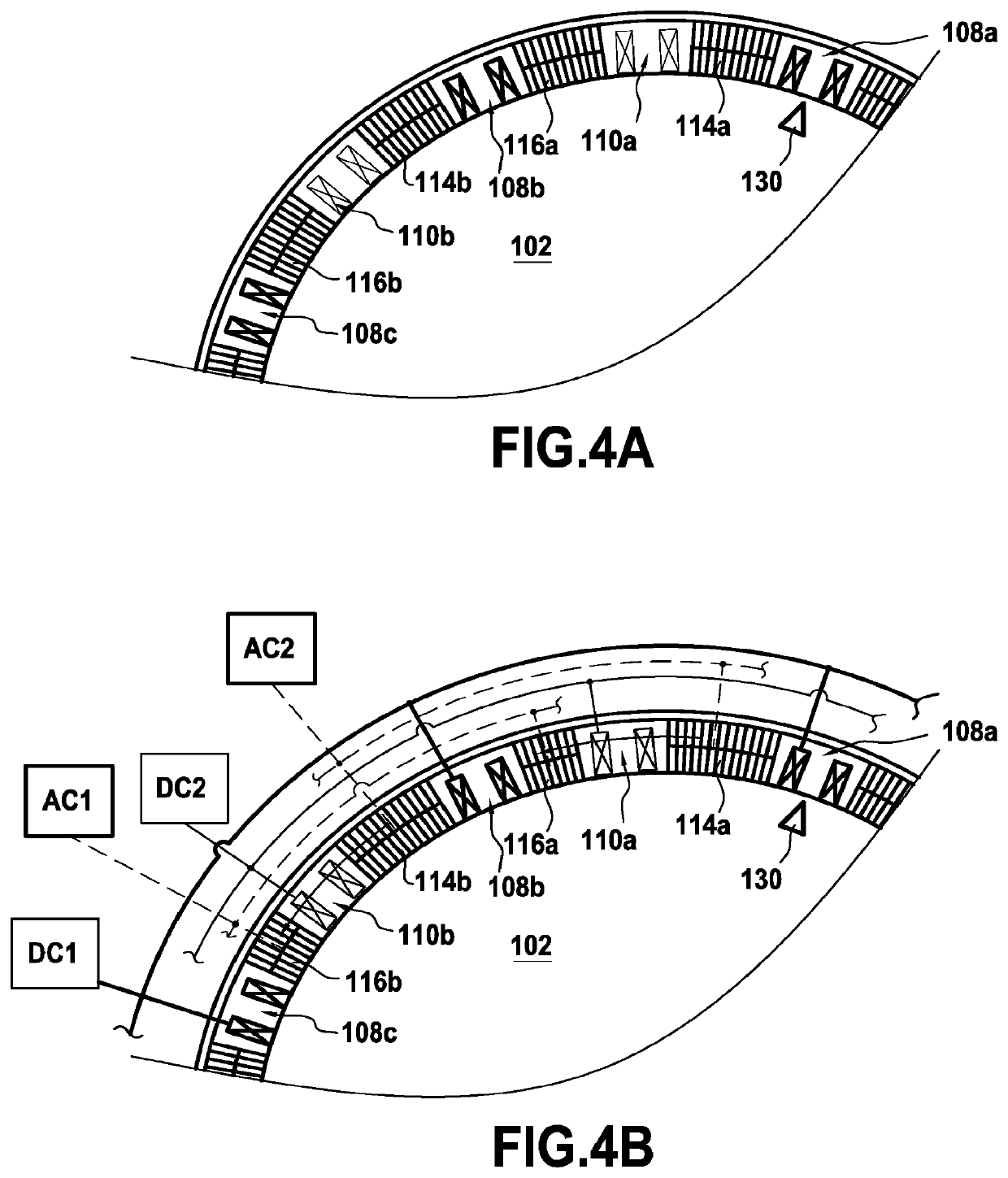 Device for controlling inlet guide vanes by means of a multilayer piezoelectric actuator