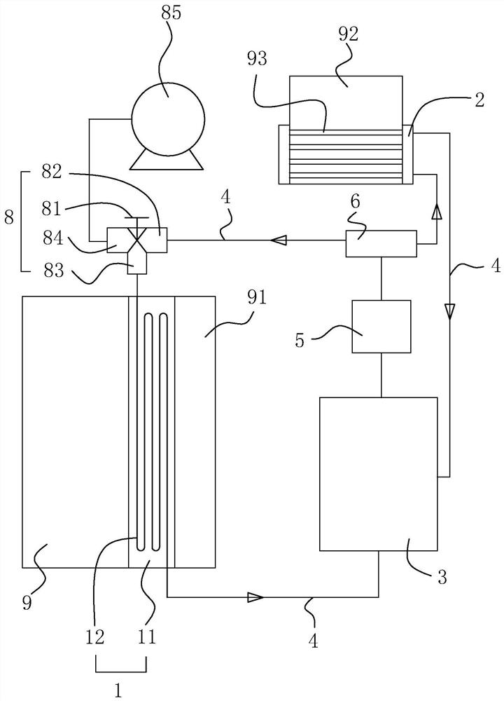 Defrosting mechanism of refrigeration equipment