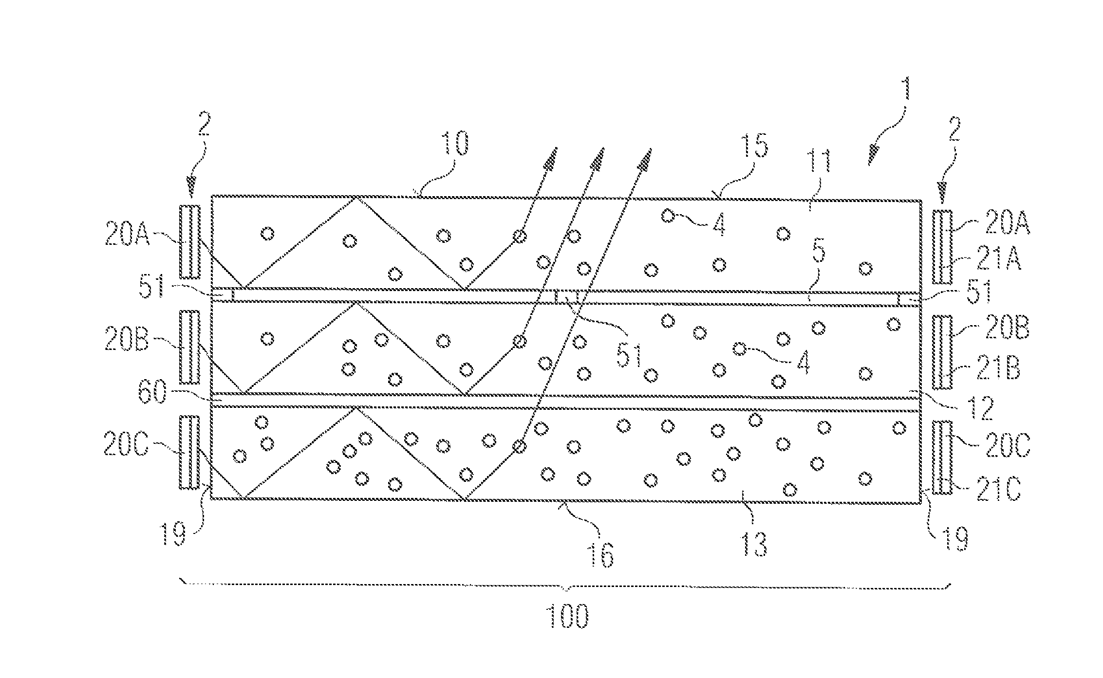 Surface light guide and planar emitter