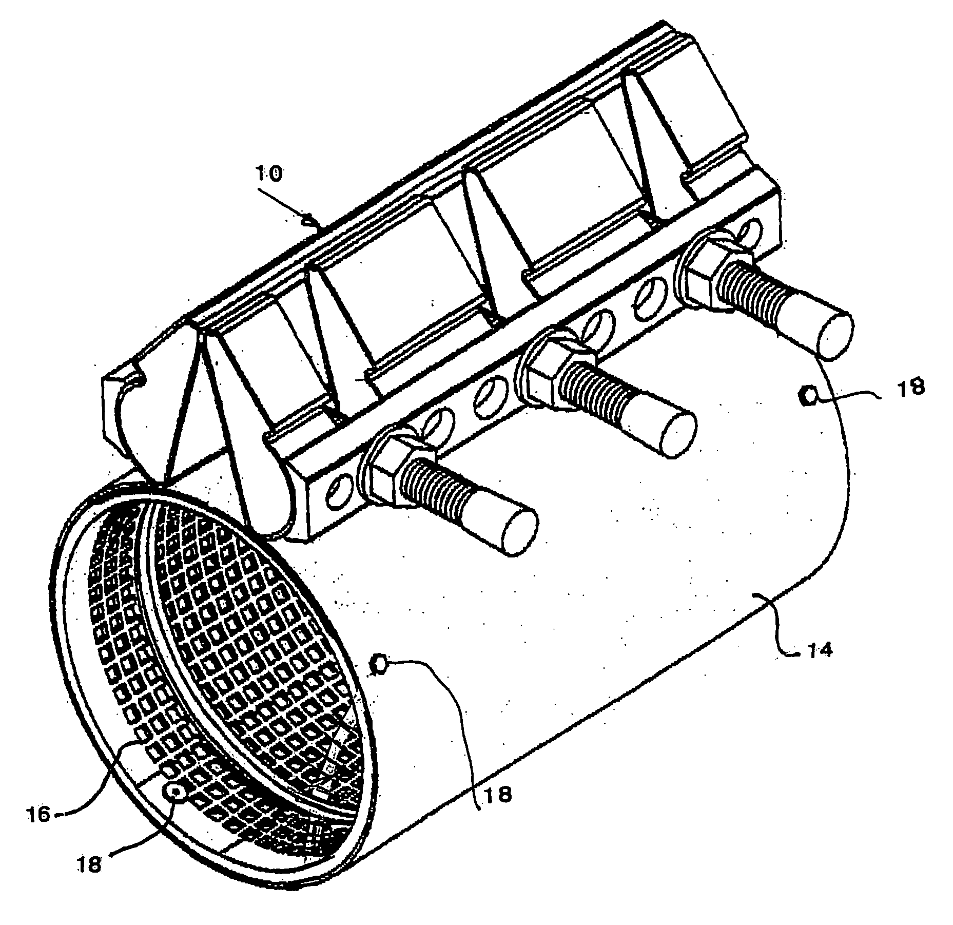 Clamp to anode connection