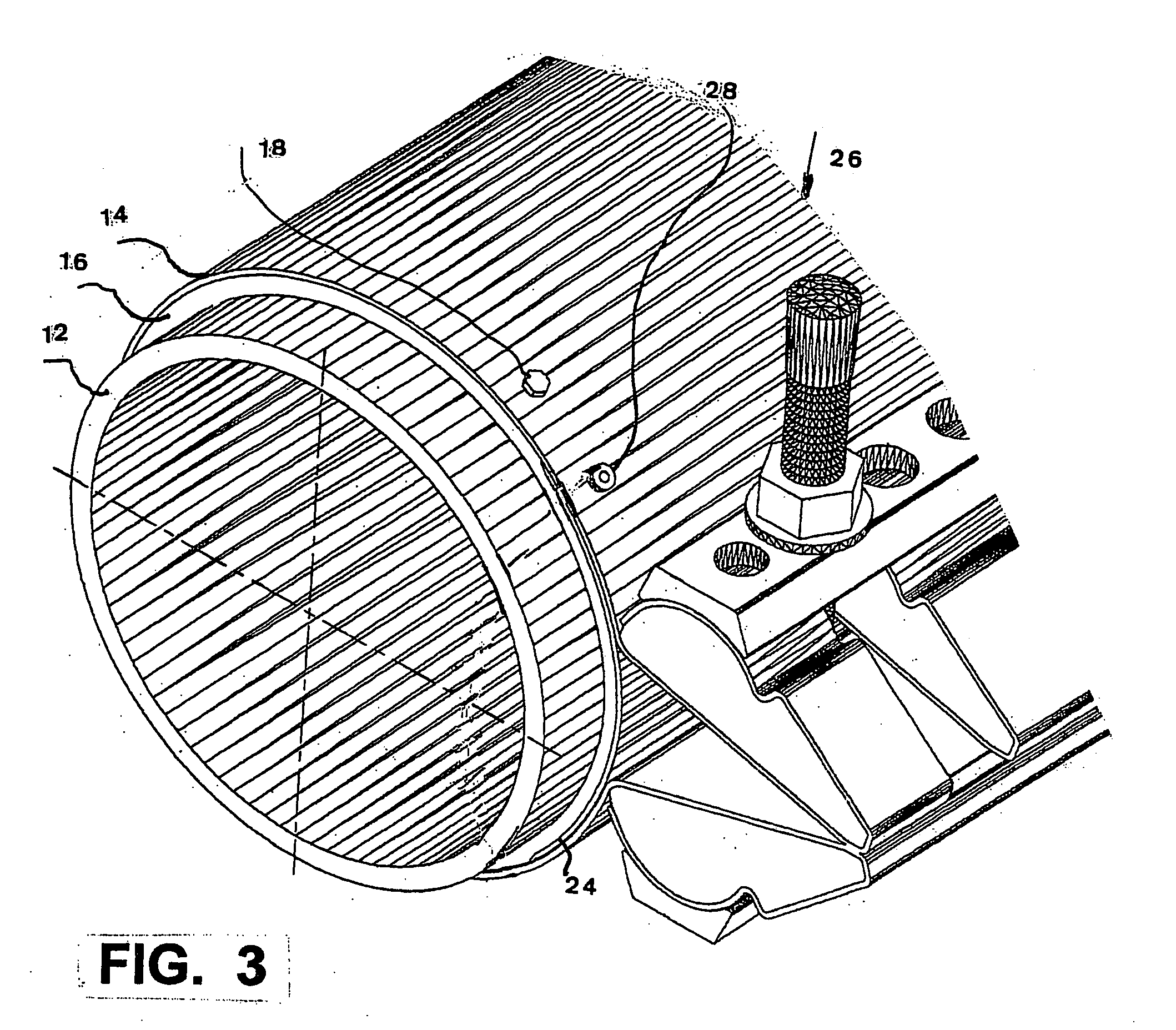 Clamp to anode connection