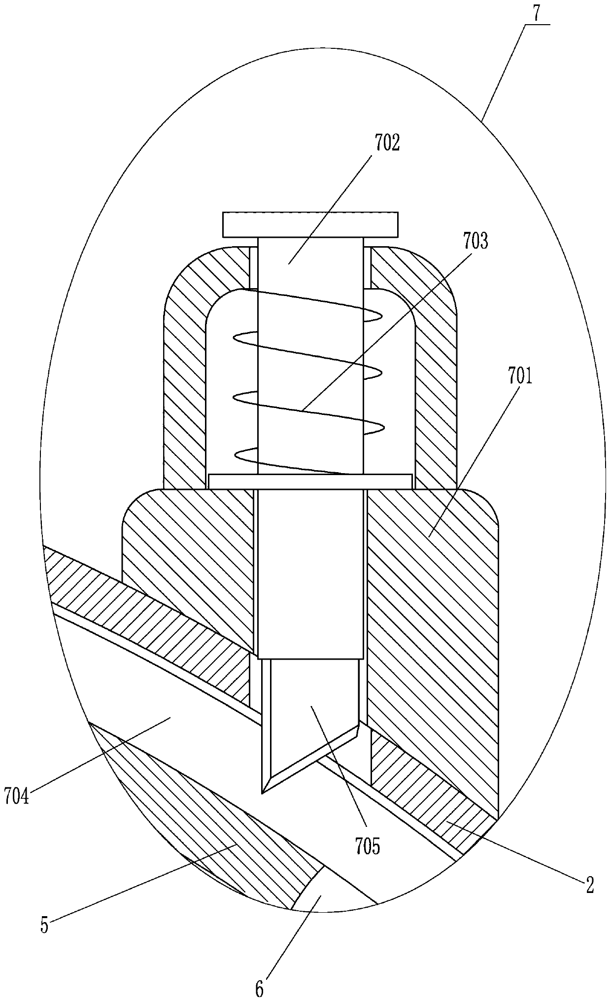 Separation device for shells and kernels of camellia fruits