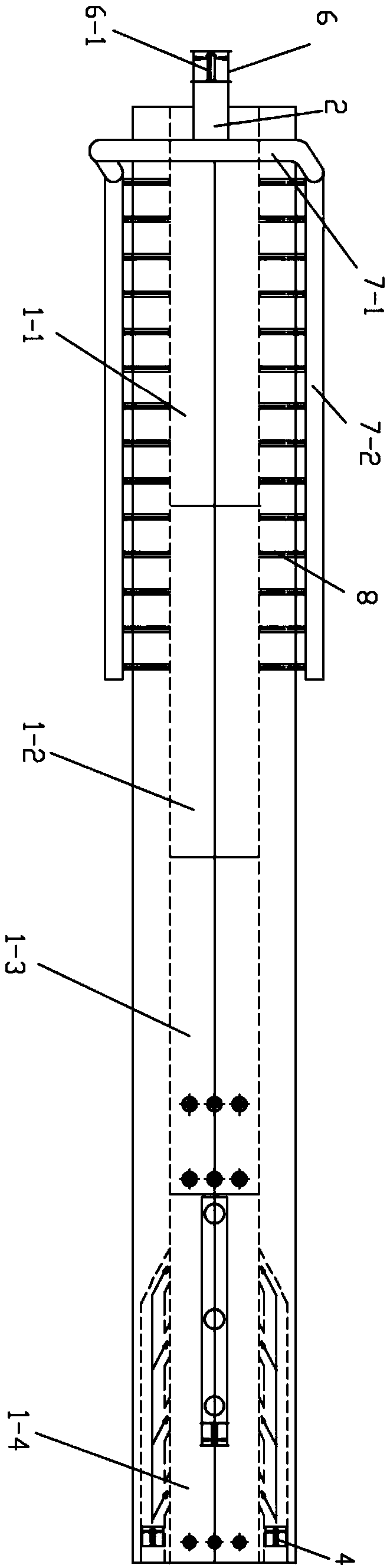 Energy-saving and environment-friendly brick burning tunnel kiln for achieving complete separation of smoke and waste heat