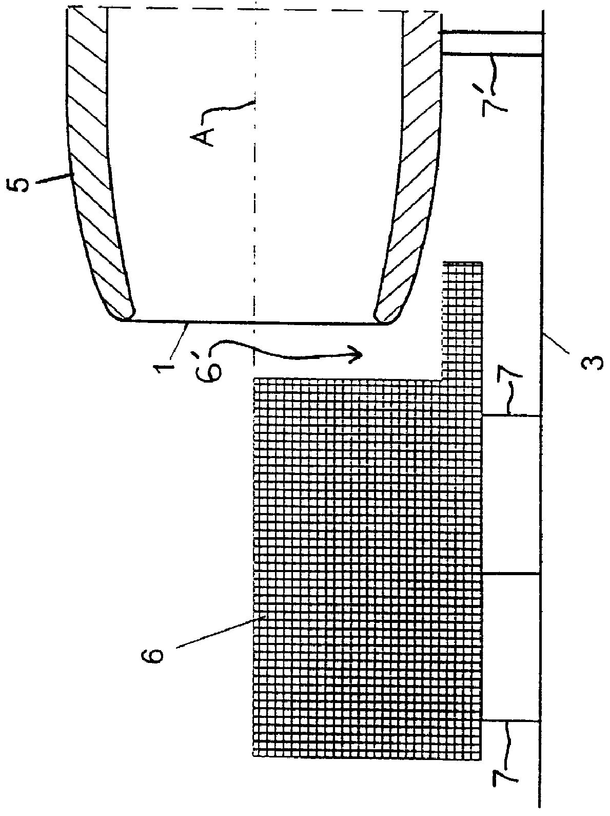 Method and apparatus for stabilizing an intake air flow of a ground-based turbine engine