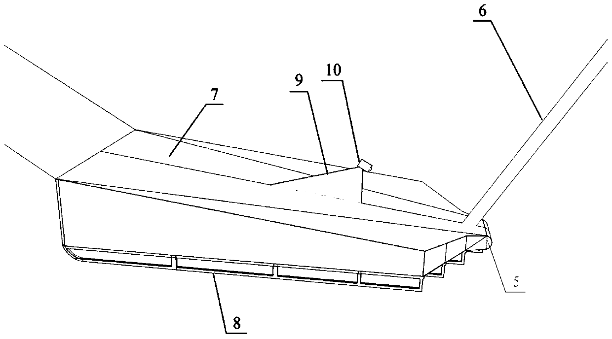 A deep-sea shellfish harvesting system and its harvesting method for continuous operation by two ships