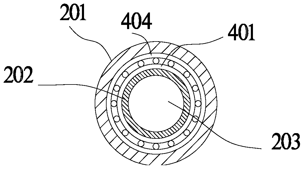 Buried drainage structure for municipal engineering