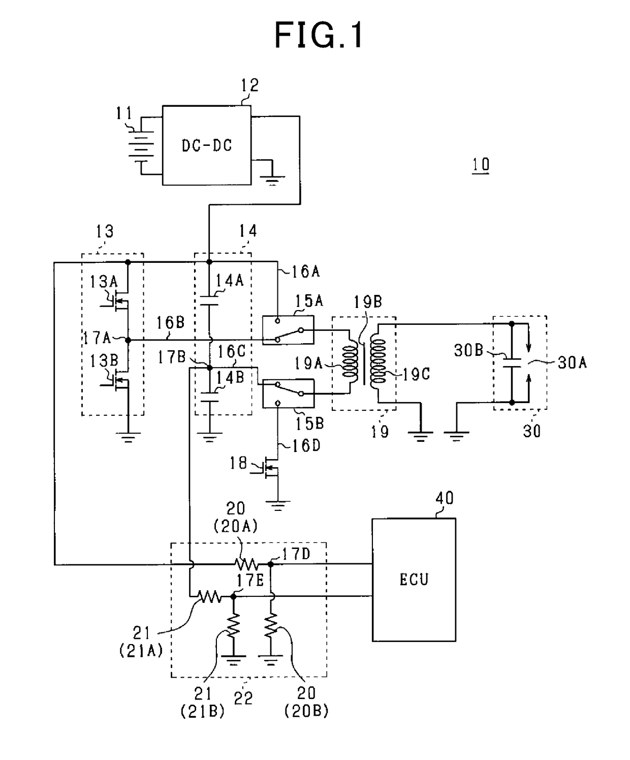 Failure diagnosis device for ignition circuit