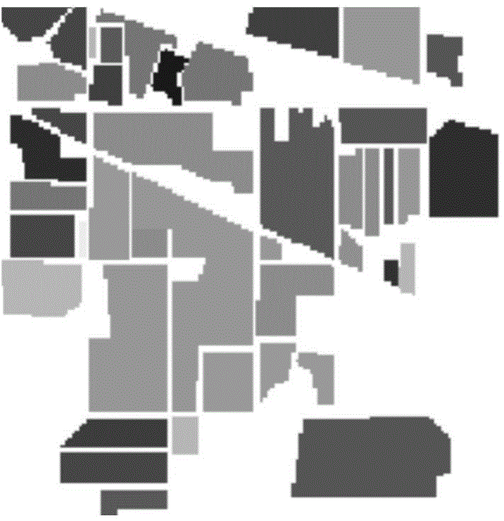 Projection structure sparse coding-based hyperspectral image classification method