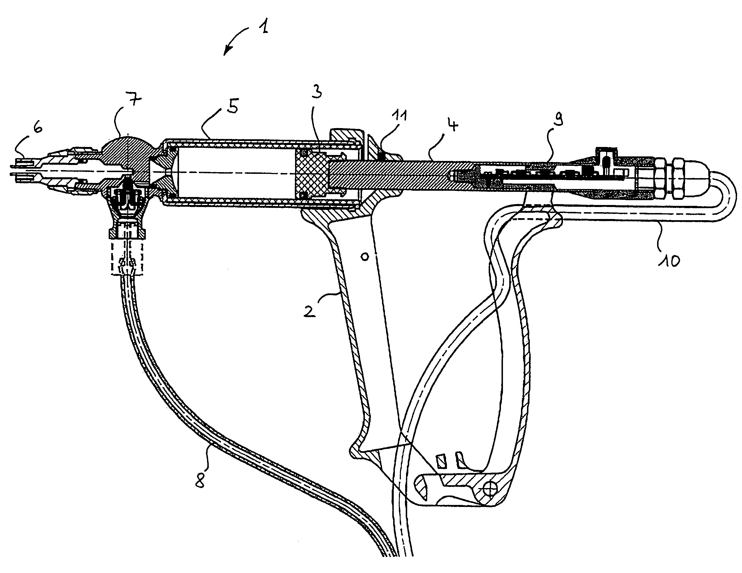 Syringe, in particular for veterinary applications